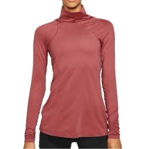 Nike Pro Warm Metallic Funnel Neck Long Sleeve Shirt